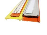 Profilés d'extrusion en plastique transparent Processus de fraisage CNC Profil de plafond extensible PVC/UPVC pour film du fournisseur chinois