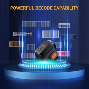 Eyoyo Escáner de Código de Barras de Anillo Láser 1D, Dispositivo Inalámbrico con Bluetooth, Diseño de Base de Carga <span class=keywords><strong>USB</strong></span> para Logística, Largo Tiempo de Escaneo, 2 Unidades, 1 Unidad, 1 Unidad - Product Image 4