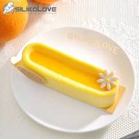 MUYULINS Moule en silicone pour éclairs et gâteaux, barre de cuisson pour biscuits français