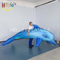Costume de dauphin gonflable portable personnalisable pour les défilés, les spectacles et les activités de carnaval