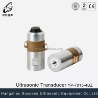 Daya Tinggi 1500W-3600W 15Khz Piezo Transduser Ultrasonik dengan Booster untuk Pengelasan Plastik