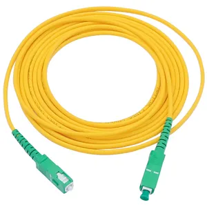 สายแพทช์เริมหรือเพล็กซ์ไฟเบอร์ออปติกแพทช์ Cords1m 2M Sc/Apc-Sc/Apc,โหมดเดียวง่าย