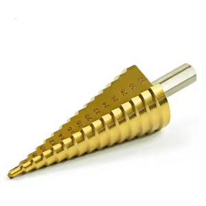 <span class=keywords><strong>Prix</strong></span> d'usine Titane Enduit HSS Métrique Pouce Taille Étape Foret Ensemble - Product Image 1