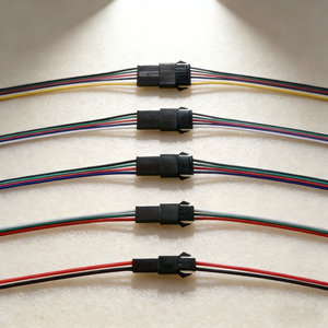 JST SM 3ピンLEDライト オス/メス プラグ 錫メッキ銅導体 オートバイ電気配線 クリンプ端子コネクタ 配線用 - Product Image 2