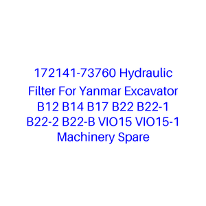 172141-73760 ตัวกรองไฮดรอลิกสำหรับรถขุดยันม่าร์ B12 B14 B17 <span class=keywords><strong>B22</strong></span> <span class=keywords><strong>B22</strong></span>-1 <span class=keywords><strong>B22</strong></span>-2 <span class=keywords><strong>B22</strong></span>-<span class=keywords><strong>B</strong></span> VIO15 VIO15-1 อะไหล่เครื่องจักร - Product Image 1