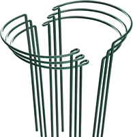 Support de plante en métal demi-rond moderne pour jardin Conception de pot de fleur enduit Assemblage facile pour les occasions de pépinière