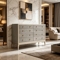 Commode de chambre à coucher en bois massif moderne, console de salon, buffet, commode de chambre à coucher artisanale avec rangement