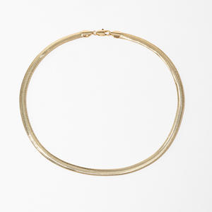 Conjunto de Collar y Pulsera de Cadena Simple Vintage de Cobre, Joyería de Moda para Mujer - Product Image 2