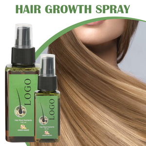 Spray Brume Épaississant au Gingembre pour la Croissance des Cheveux de Marque Privée 30ml 120ml Anti-Chute Non Gras Nourrissant Soin Capillaire Naturel - Product Image 2