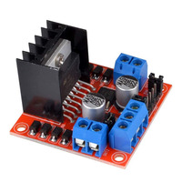 Module de commande de moteur double CC à pont en H, télécommande, 5A, 3V-14V, inverse de tension, régulation de vitesse PWM, double super L298N 5AD