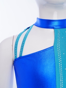 Top Metálico Corto para Niñas de 6 a 16 Años, para Salsa Moderna, Gimnasia, Danza, Práctica, Actuación, Competencia, Ropa de Danza en Línea - Product Image 4