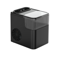Machine à glaçons portable en forme de balle, électrique, avec boîtier en plastique, pour usage domestique, fonctionnant avec de l'eau en bouteille