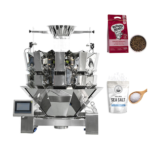 Máquina de envasado de barras de cereales y frutas secas con pesaje completamente automático, pesadora multicabezal estándar de 2.5L y 10 cabezales - Product Image 2