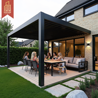 Pergola bioclimatique automatique en aluminium pour extérieur, patio, jardin, serres, pergola moderne et innovante