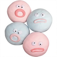 Jouet Squishy Ugly Cute SmileGogo, Balle Squish à Rebond Lent, Jouet Anti-Stress Kawaii Meme pour Enfants et Adultes, Cadeau Farfelu