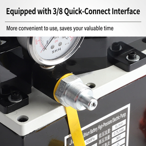 Hydraulic Electric <b>Pump</b> Mini Portable <b>Battery</b> Powered High Pressure Oil <b>Pump</b> Station With Lithium <b>Battery</b> - Product Image 4