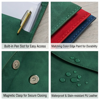 Carpeta Portadocumentos A4 con Tapa Abatible, Maletín de Negocios, Material Impermeable, Carpeta de Almacenamiento Adecuada para Oficinas Comerciales