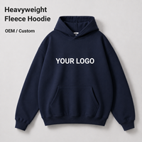 Sweat-shirt à capuche épais pour hommes, doublé polaire, coupe oversize à épaules tombantes, vierge, personnalisable avec logo, style streetwear, vente en gros