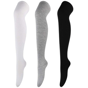 Panitay 2 paires de chaussettes de baseball pour les genoux, pour l'entraînement au yoga, en polypropylène/polyester/spandex, réglables, extra longues, pour garçons et filles - Product Image 2