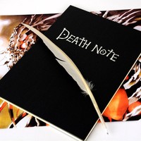 Offre Spéciale : Cahier Anime Cosplay inspiré du film japonais, avec stylo plume et collier bijou – Cadeau d'anniversaire pour étudiant