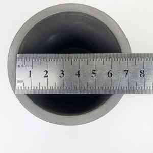Tarro de vela de hormigón lujoso mate cilindro <span class=keywords><strong>gris</strong></span> <span class=keywords><strong>oscuro</strong></span> de cemento ecológico con tapa - Product Image 3