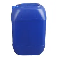 オイルブロー成形バレルに使用されるスクリュー蓋付きダークブルーの正方形のプラスチックジェリー缶、低価格