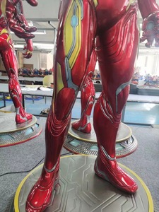Figura di meraviglia personalizzata statua di uomo di ferro Super eroe in fibra di vetro scultura uomo <span class=keywords><strong>Marvel</strong></span> MK50 Iron Man resina statua - Product Image 6