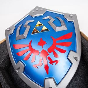 Vente chaude The Legend of <span class=keywords><strong>Zelda</strong></span> Blue Hylian Shield Équipement de jeu pour cosplay - Product Image 4