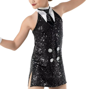 Costume de scène de jazz pour enfants, robe de <span class=keywords><strong>danse</strong></span>, costume d'équipe de <span class=keywords><strong>danse</strong></span> moderne, costume de performance de jazz pour adultes et enfants - Product Image 1