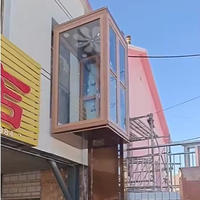 Ascenseur hydraulique électrique personnalisé pour villa commerciale, ascenseur résidentiel en acier inoxydable pour maison avec certification CE