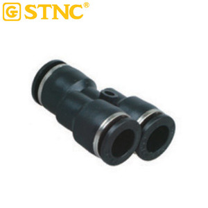 STNC Ventes chaudes Série YPY Couleur gris blanc Union Y Push in One Touch Raccord rapide pour pièces pneumatiques - Product Image 4