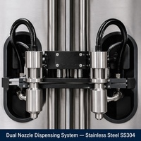 Ligne de remplissage d'huiles et sauces comestibles semi-automatique multifonctionnelle en acier inoxydable 304 CE, machine de remplissage liquide avec pesage, clé en main