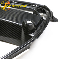 Parrilla Delantera de Fibra de Carbono Seca Estilo CSL con ACC para BMW M3 G80 G82 G83 M4, Parrilla Central de Doble Riñón con Malla