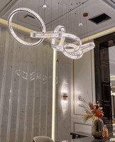 Harga Pabrik Lampu Gantung 5 Cincin Makan Dapur Ruang Tamu Hotel Gaya Modern