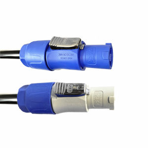 FCONNR UL y CE aprobado IP65 PowerCon azul a cable blanco con 3X12AWG o 2,5mm ^ 2 - Product Image 2
