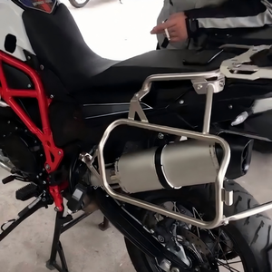 Convient pour BMW F650GS F700GS <span class=keywords><strong>F800GS</strong></span> ADV, tuyau d'échappement intermédiaire en acier inoxydable - Product Image 5