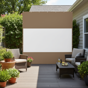 Cortina de Panel Transparente para Exteriores, 18 Oz, Impermeable, de PVC y Poliéster, Resistente a la Intemperie y a Desgarros, para Patios, Pantalla de Privacidad - Product Image 2