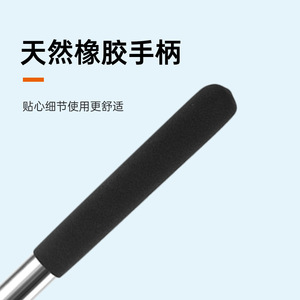 Lame d'essuie-glace télescopique en acier inoxydable pour rétroviseur de voiture, dégivrage des vitres, essuie-eau, poignée noire et rose - Product Image 2