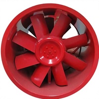 Ventilateur axial haute température HTF 500 degrés, souffleur électrique d'extraction de fumée, ventilation anti-incendie