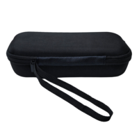 Bagages de voyage multifonctionnels personnalisables en EVA noir 21*9*6, caractéristiques pratiques antichoc, sacs et étuis confortables
