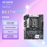 Motherboard UNIKA UN-B610M PRO DDR4 SNIPER Baru B610/LGA1700 Mendukung CPU Intel Generasi 12/13 Harga Pabrik