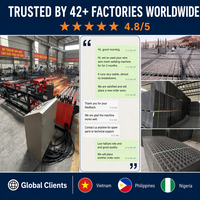 Machine de soudage automatique de grillage pour cages à poulets, fil de 2-4 mm, alimentation servo PLC, largeur 1500 mm, haute précision STARF