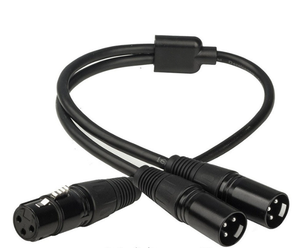 XPB XLR kabel Data Pria Wanita, harnes kabel Audio 1 ke 2 konduktor untuk mikrofon dan gitar - Product Image 3