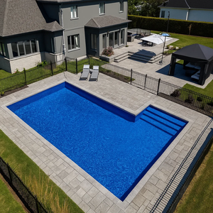 Piscine en fibre de verre multifonctionnelle de grande taille pour toute la famille, prête à l'emploi - Piscine en fibre de verre enterrée - Product Image 5