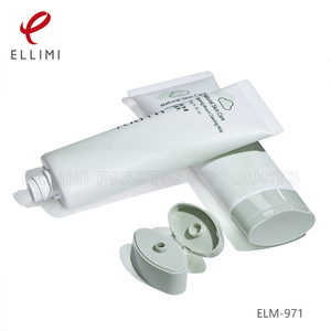 100ml 3.4oz 120ml 5oz 140g Flat Oval Plastic Cosmetic Facial Cleanser <strong>Tubes</strong> with Screw or Flip Lid - Product Image 3