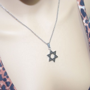 Menorah <span class=keywords><strong>David</strong></span> สแตนเลสผู้ชายชาวยิวดาวเดวิดจี้ของขวัญแต่งงานชาวยิวสร้อยคอเครื่องประดับผู้ชายและผู้หญิง - Product Image 5
