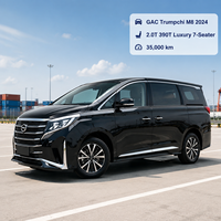 GAC Trumpchi M8 2024 390T Version Luxe 2.0T Essence 7 Places Monospace 35000km Conduite à Gauche d'Occasion pour Exportation en Gros