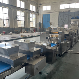 Machine automatique de fabrication de nouilles sèches chinoises <span class=keywords><strong>Chow</strong></span> Mein en acier inoxydable 280 <span class=keywords><strong>kg</strong></span>/h, machine à rouler la pâte à farine - Product Image 2