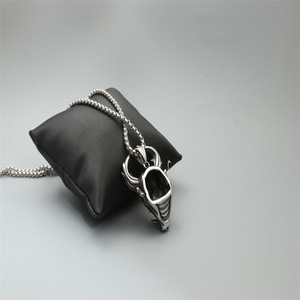 Collar con Colgante de Demonio Infernal, Acero Inoxidable, Forma de Rostro, Joyería de Moda, Regalo para Hombres y Mujeres - Product Image 4
