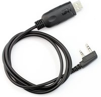 Baofeng-walkie-talkie de Radio de dos vías, Cable de programación Usb de tipo K Compatible con Usb, para teléfonos móviles